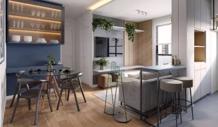 Apartamento à venda, 47 m² por R$ 435.988,90 - Hauer - Curitiba/PR