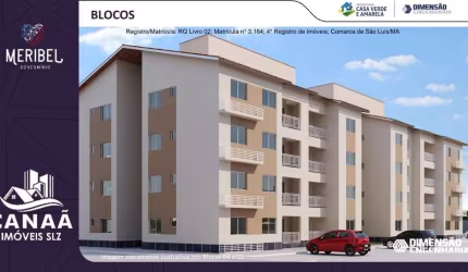 Apartamentos a Venda em Turu - Cond. Meribel - 2 quartos - 59m² - Elevador
