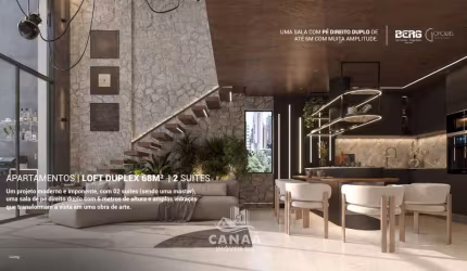 Apartamento Tipo Lotf em Ponta D'Areia - Mount Solaro - 2 suítes - Vista mar