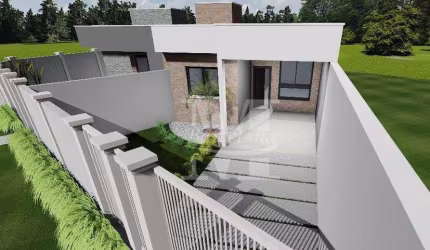 CASA COM 02 DORMITÓRIOS, NOVA. ÓTIMA LOCALIZAÇÃO EM PINHAIS