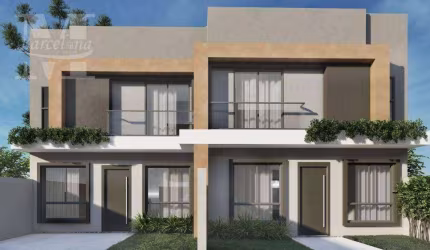 SOBRADO NOVO, ALTO PADRÃO, NO BAIRRO LINDÓIA / PORTÃO. COM ESPAÇO GOURMET E TERRAÇO COM CHURRASQUEIRA. EM CONDOMÍNIO FECHADO.