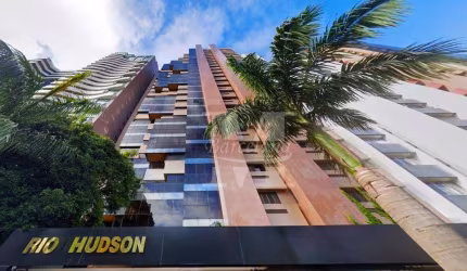 APARTAMENTO NO BATEL RIO HUDSON  4 SUÍTES VARANDA COM CHURRASQUEIRA 4 VAGAS