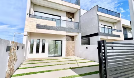 Casa com 3 quartos à venda na Rua Alemanha, 135, Monções, Matinhos, 109 m2 por R$ 859.000