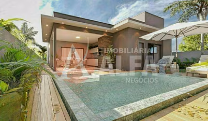 Casa térrea  com 3 Dormitórios Condomínio Villa Rica - Jardim Europa - Vargem Grande Paulista/SP
