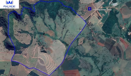 Fazenda com 2 salas à venda em Zona Rural, Cristais Paulista , 1000 m2 por R$ 35.000.000