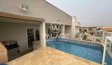Casa em condomínio fechado com 3 quartos para alugar no Santa Rosa, Piracicaba , 337 m2 por R$ 9.000