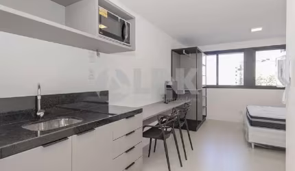 Apartamento Studio mobiliado com 1 quarto à venda no bairro Rio Branco em Porto Alegre