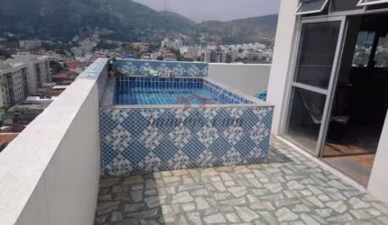 Cobertura com 3 quartos à venda na Rua Cândido Benício, 1671, Campinho, Rio de Janeiro, 175 m2 por R$ 450.000