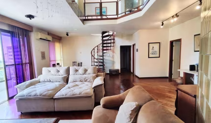 Cobertura Duplex com 311, 53m2, 4 quartos, sendo 3 suítes e 3 vagas de garagem soltas, No Vieiralves, Nossa Senhora das Graças.