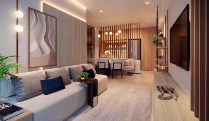 Apartamento à venda em Campinas, Parque Rural Fazenda Santa Cândida, com 3 quartos, com 70 m², Lazur