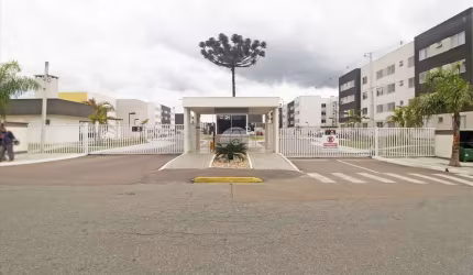 Apartamento com 2 quartos para alugar na Rua Maria Joaquina Vaz, 721, Jardim Itaqui, Campo Largo, 46 m2 por R$ 850