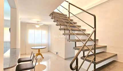 Apartamento Duplex Com Quintal Para Locação No  Residencial Villa Bella, 132 m², Mobiliado, R$ 2.500,00 - Nossa Sra. de Lourdes - Londrina/Pr