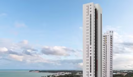 Apto de 1 quarto (Duplex), com Vista Definitiva do mar a venda no Altiplano.