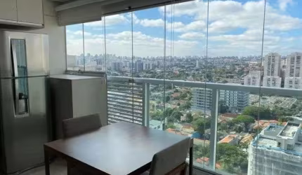 Apartamento com 1 dormitório para alugar, 34 m² por R$ 4.500,00/mês - Brooklin Paulista - São Paulo/SP