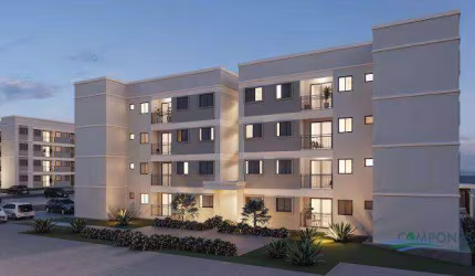 Apartamento com 2 dormitórios para alugar, 46 m² por R$ 1.230,00/mês - Conjunto Vivi Xavier - Londrina/PR