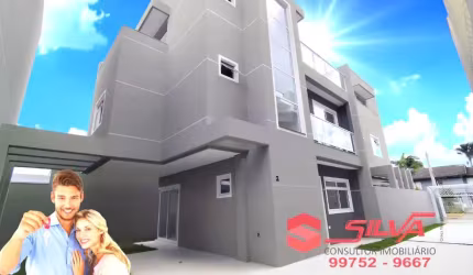Sobrado  Triplex  c/ 164m² -  c/ 03 Suítes  - Terraço Gourmet c/ Churrasqueira -  Capão Raso - Curitiba
