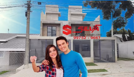 Sobrado  Triplex c/129m² - 03 Qtos sendo 01 Suíte  - Terraço -  Bairro Pinheirinho - Curitiba
