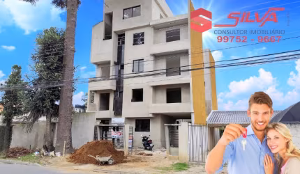 Apartamento c/48m² no Térreo -  02 Quartos com  Sacadas -  Churrasqueira - Vargem Grande em  Pinhais - Pr