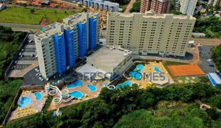 Apartamento para Venda em Caldas Novas, Jardim Belvedere, 1 dormitório, 1 banheiro, 1 vaga