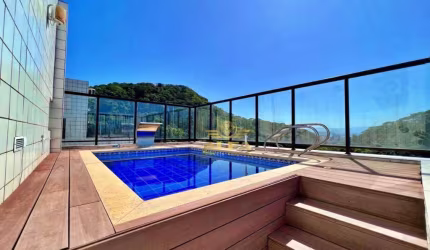 PERTO DO MAR - Cobertura à venda, 300 m² por R$ 2.200.000 - Pitangueiras - Guarujá.