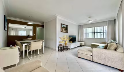 VISTA MAR - Apartamento na praia, 4 dormitórios 2 suítes, Varanda, Pitangueiras Guarujá.