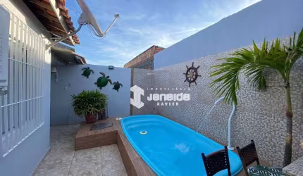 Casa com 2 dormitórios à venda,com piscina e area goumert, 80 m² por R$ 200.000 - Tomba - Feira de Santana/BA