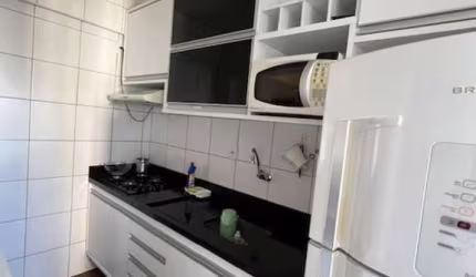 Apartamento quarto e sala mobiliado no condomínio Mandala