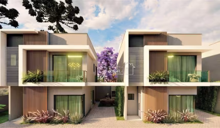 Sobrado com 3 dormitórios à venda, 126 m² por R$ 795.000,00 - Hauer - Curitiba/PR