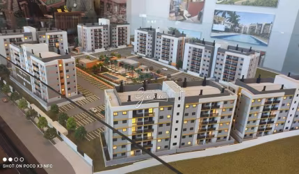 MEO HAUER Apartamento 2 Quartos sendo 1 Suite Sacada com Churrasqueira.