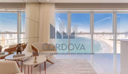 APARTAMENTO 3 SUÍTES  FRENTE MAR, PRONTO PARA MORAR EM BALNEÁRIO CAMBORIÚ- PADRÃO FG