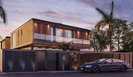 Imperdível! Casa de Luxo na Praia do Estaleiro, Balneário Camboriú-SC: 4 quartos, 4 suítes, 3 salas, 6 banheiros, 2 vagas de garagem, 349,02 m². Entrega maio de 2025.