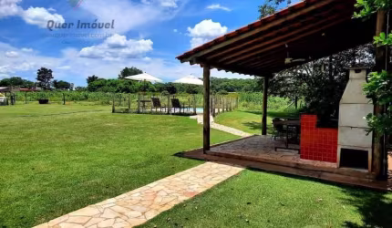 Chácara à venda em Jardinópolis-SP, Condomínio Boa Sorte: 2 quartos, 2 suítes, 3 salas, 6 banheiros, 15 vagas, 500m².