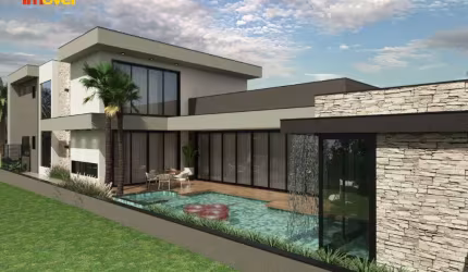 Imperdível! Casa de luxo no Condomínio Guaporé 1 em Ribeirão Preto-SP, 4 quartos, 4 suítes, 3 salas, 460m². Confira na Quer Imóvel!