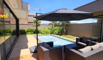 Casa em Condomínio de Luxo à Venda em Ribeirão Preto-SP, Bairro Terras de Florença  350m² de Área