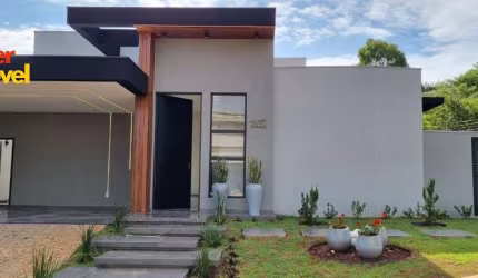 Casa de luxo em condomínio: 3 suítes, 4 vagas na cidade de Ribeirão Preto-SP, Jardim Valencia - 186m².