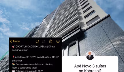 Unidade de Investidor, Alto Padrão Kobrasol, Grande Floripa/SC