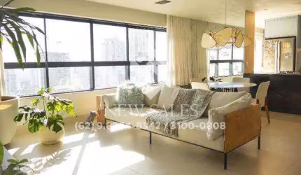 Apartamento mobiliado alto padrão 3 suítes plenas - Setor Marista