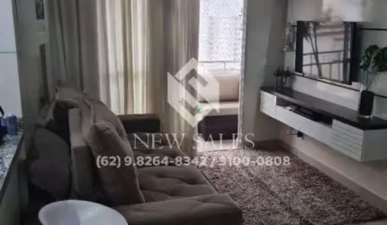 Apartamento mobiliado 3 quartos, andar alto - Setor Goiânia 2