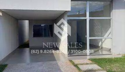 Casa nova, 3 quartos 1 suíte, área gourmet - Setor Moinho dos Ventos