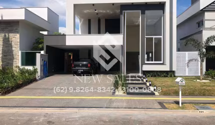 Excelente casa com 4 suítes plenas em condomínio luxuoso em Goiânia