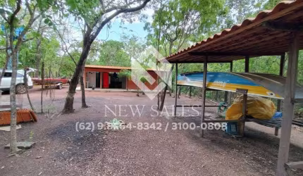 Rancho no Rio Araguaia-Go Bandeirantes ! 1.500 metros! Oportunidade!
