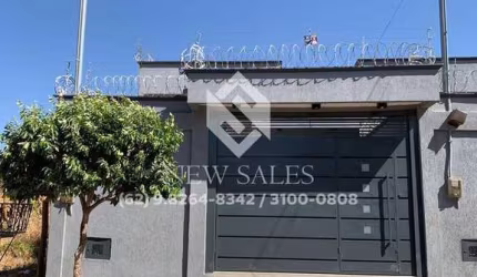 Espetacular Casa no Residencial Paraíso II com 3 Quartos e 1 Suíte