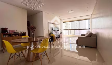 Apartamento Jd. Goias 4 suites churrasqueira a carvão na sacada