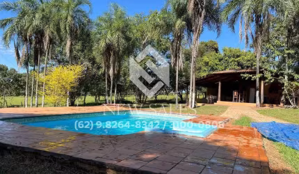 Chácara com 5 quartos, piscina 25.000 m² proximo aparecida zona rural