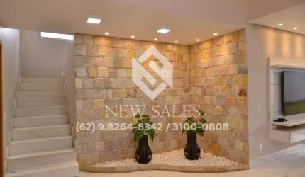 Sobrado alto padrão c/ 470m², 5 suítes - Setor Criméia Oeste