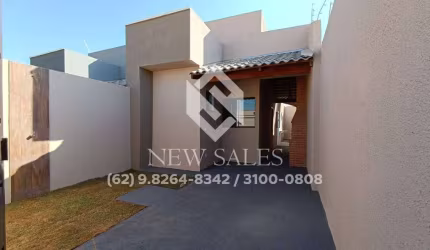 AGIO ! Casa nova, 2 quartos 1 suíte - Residencial Santa Efigênia