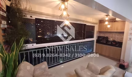 Apartamento c/ 3 quartos - Jd. Atlântico SEMI IMOBILIADO