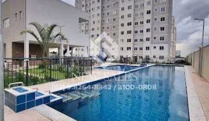 apartamento 2 quartos 1 vaga coberta 49 mts nascente setor faiçaville