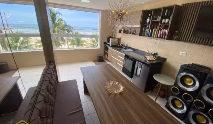 Apartamento 3 dorms Frente Mar - Vista Livre e Definitiva para o mar!