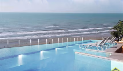 Prédio Frente Mar - Vista mar e Entrada de R$ 158 mil Direto Proprietário!!